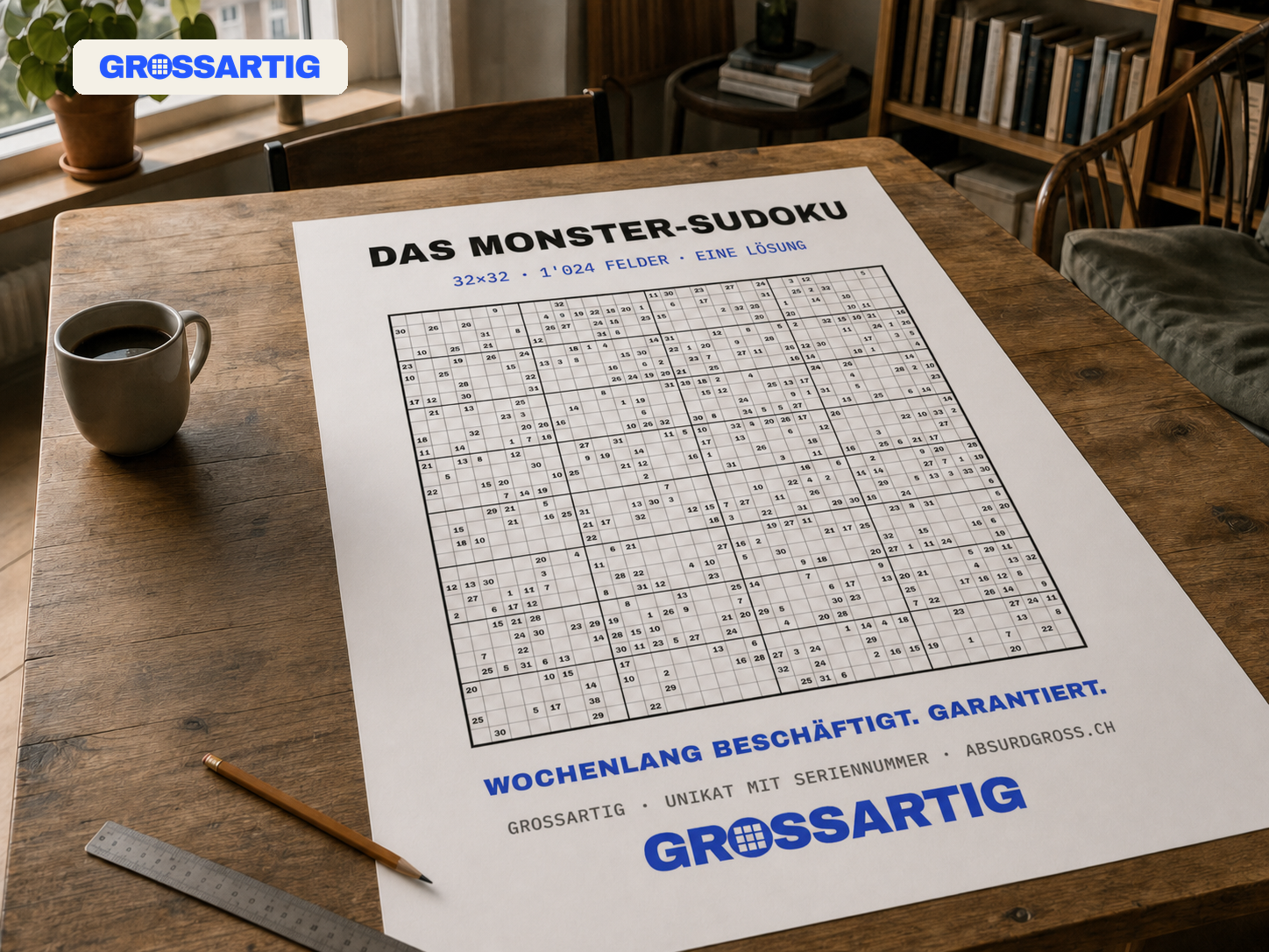 Geschenk für Sudoku-Liebhaber: mehr als das nächste Buch