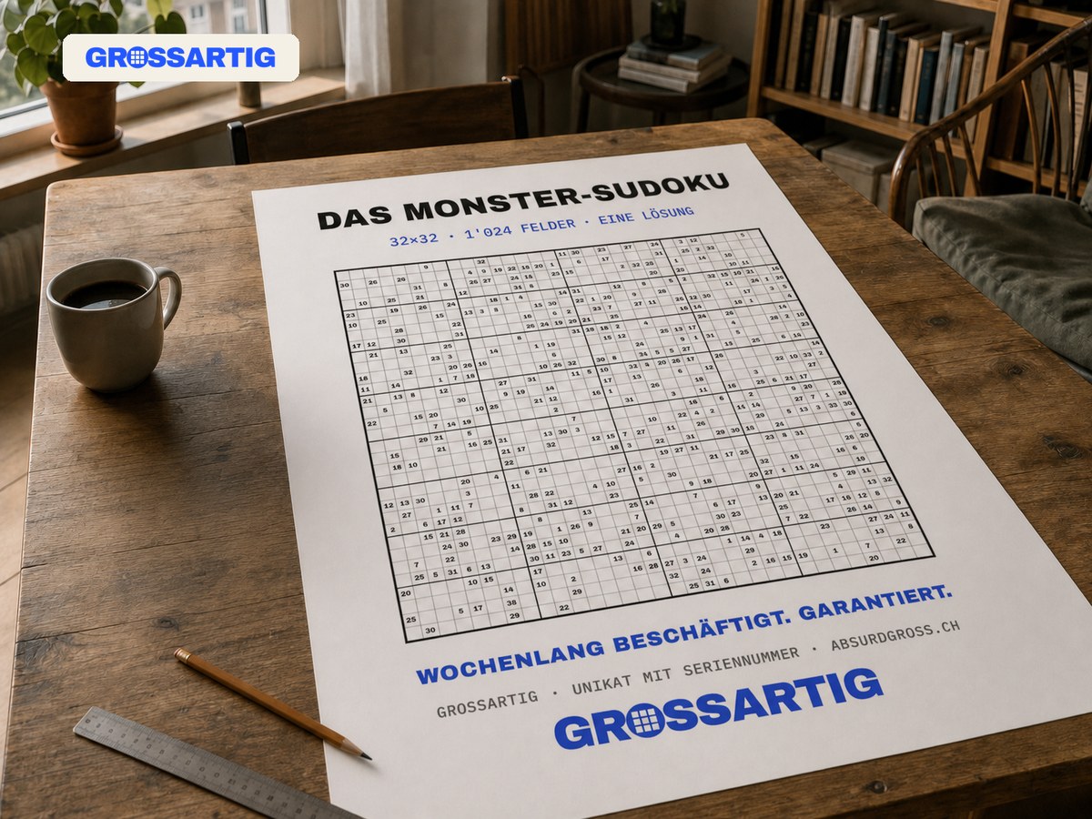 Geschenk für Sudoku-Liebhaber: mehr als das nächste Buch